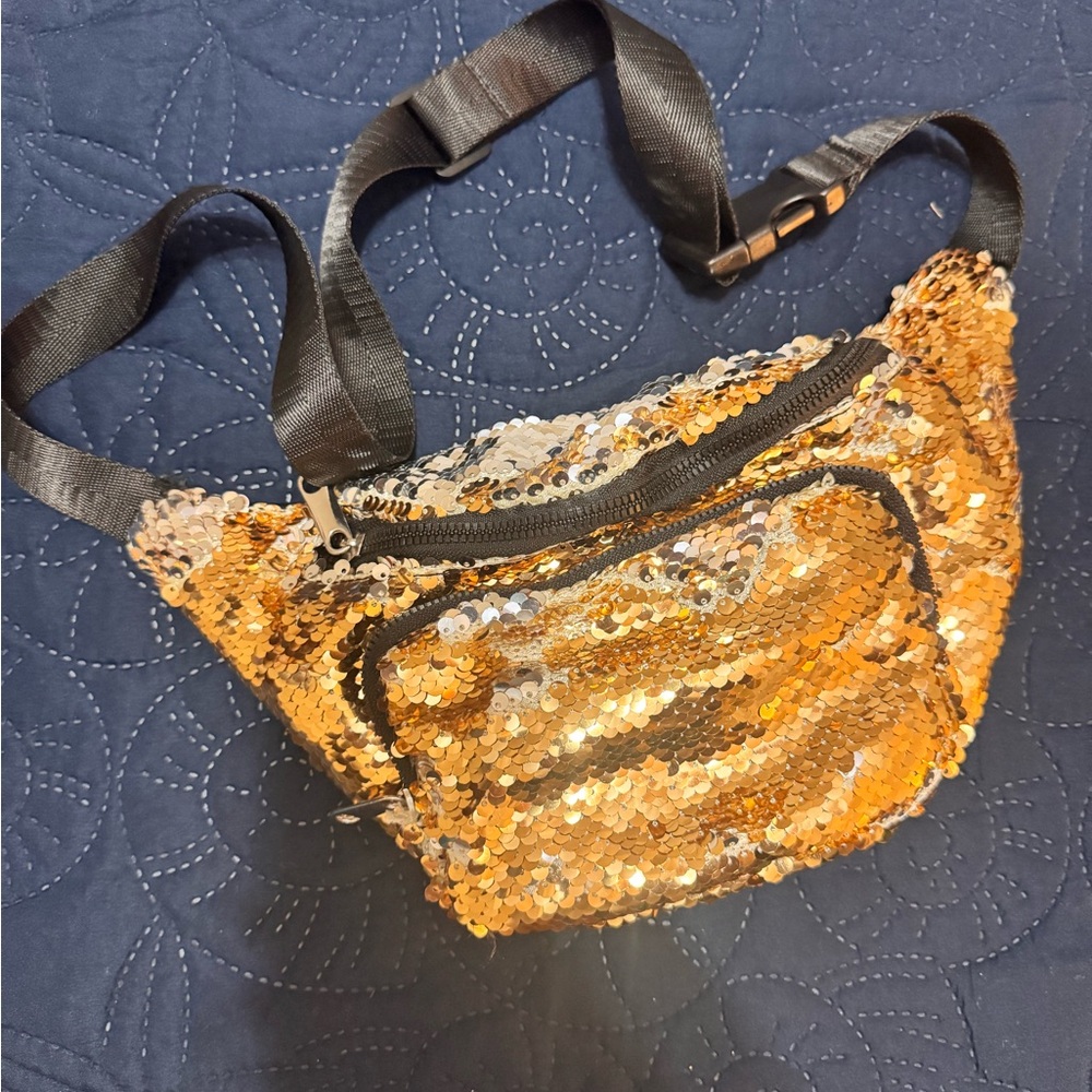 Gold Sequin Women's Bag